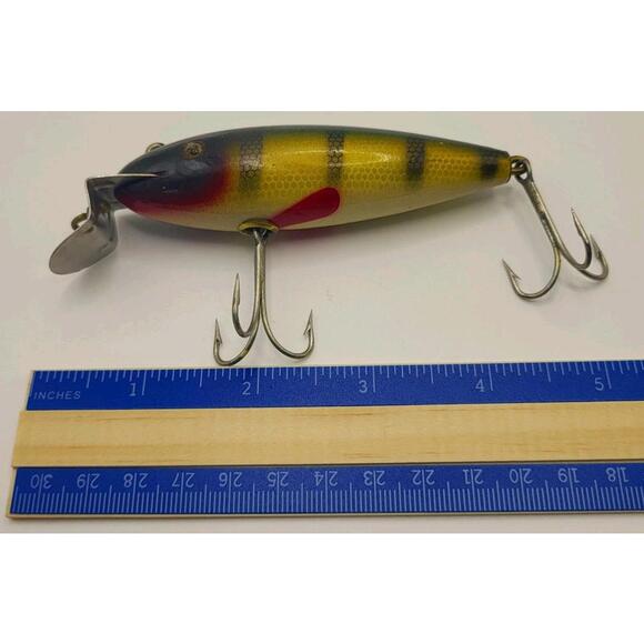 Vintage Early Creek Chub Wiggler 4
